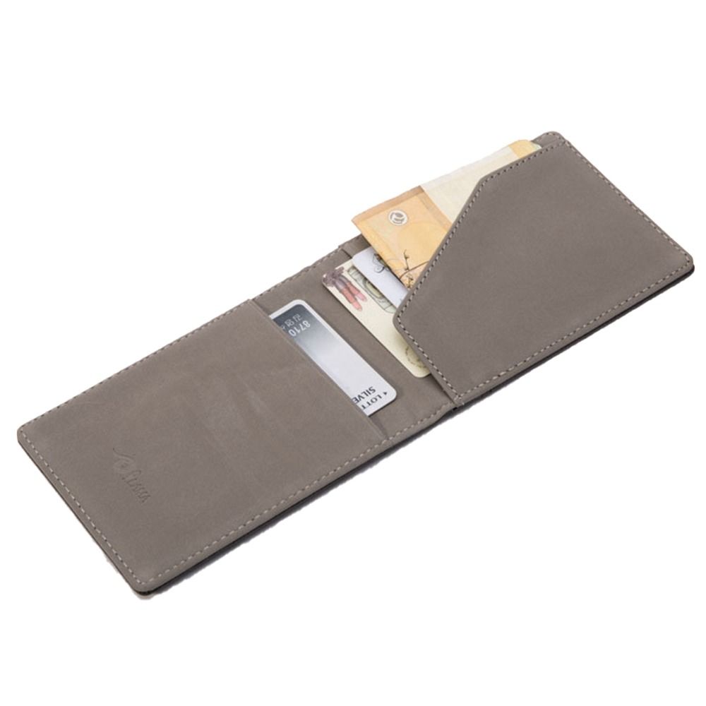 Korean Style Men's PU Leather Wallets Short Money Clip Wallet Fashion   Shopping