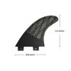 3-teiliges Surfboard-Finnen-Set Kompatibel Thruster Steif für Surfer