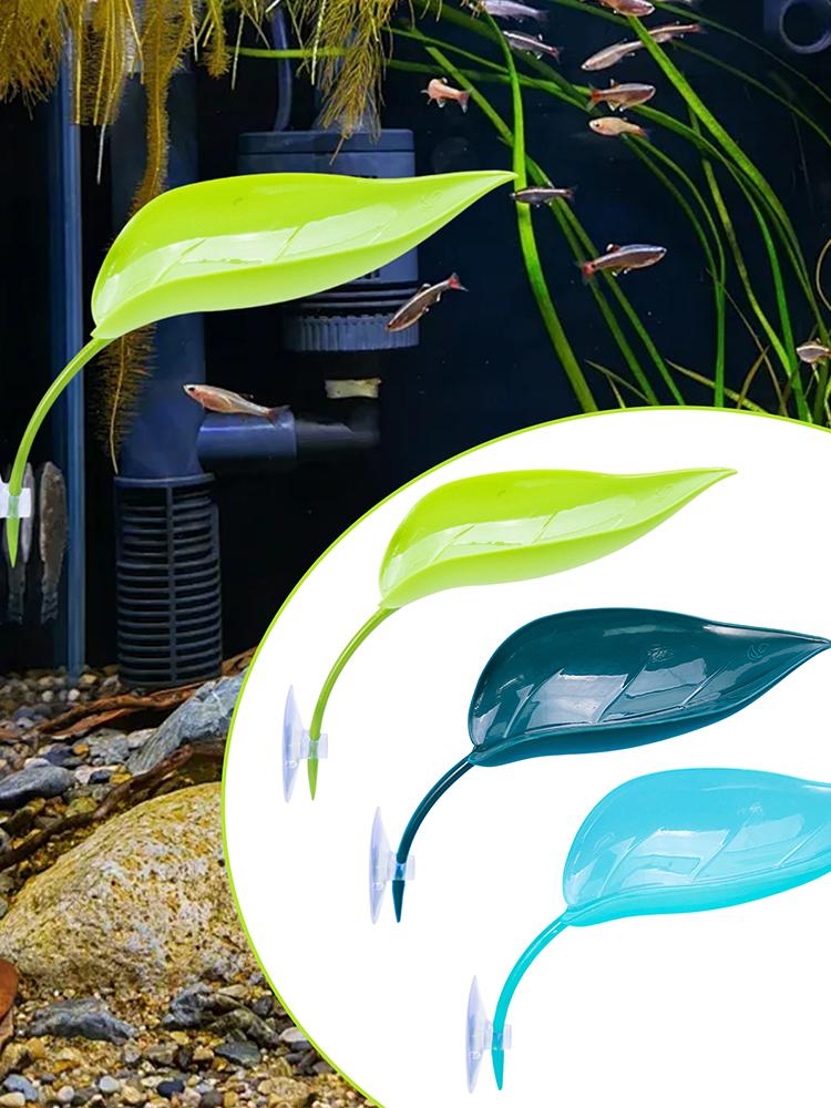 3 Frosch-Lebensraum Blatt-Saugnapf Frosch-Becken Terrarium Blatt Schildkröten-Terrasse Reptilien Sonnenplatz Mit Realistischem Aussehen Für Geckos