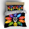 Colorful Musical Decoration Set Soft Comfortable Duvet Cover Bedding Set Included 1*Duvet Cover & 2*Pillowcases gift