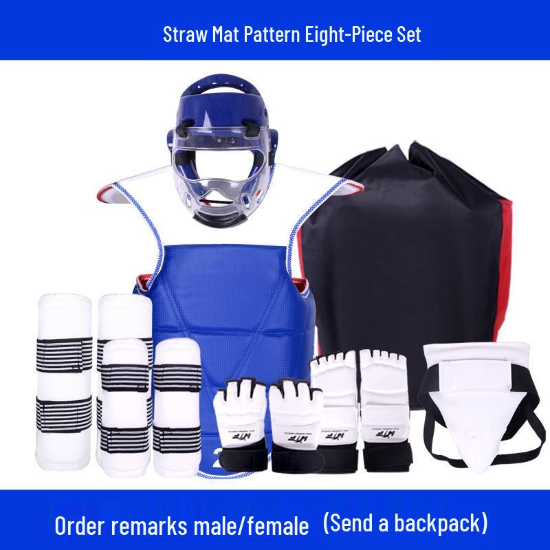 

Универсальный комплект защитной экипировки для тхэквондо - Длинный и утолщенный, 4-8 шт., для соревнований и тренировок XL (160-170 cm) Male