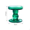 Glass Candle Holder Elegant Design Candlestick for Dinner Table Dining Room Decor