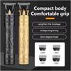 Beard trimmer set, USB rechargeable cordless electric hair clipper set, sharp blades, with 4 indicator combs.