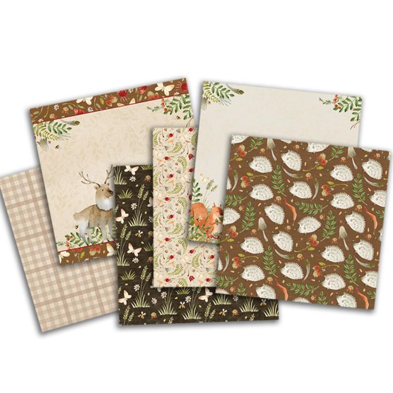 Friends Assorted Pattern Decoupage Cardstock Paper Single-Sided Vintage Scrapbooking DIY Decorative Cardmaking Supplies