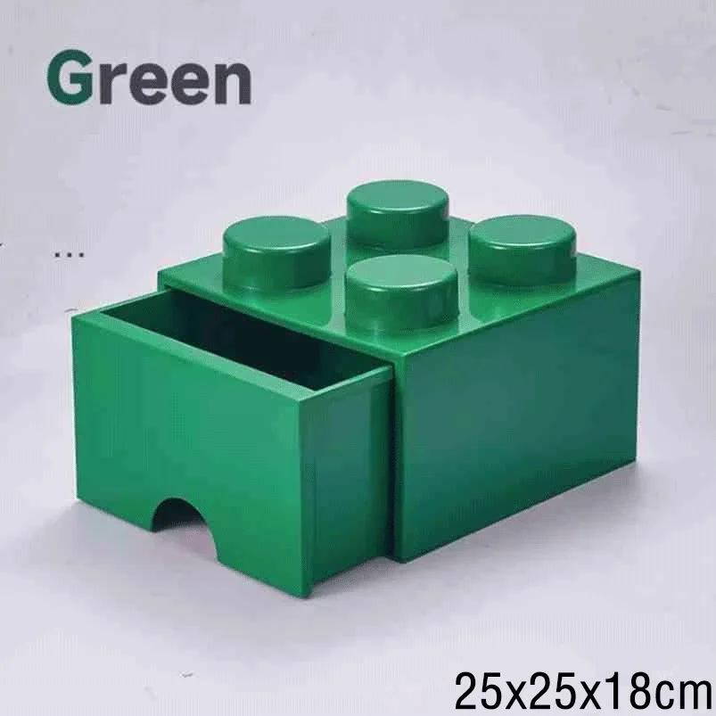 New Creative Storage Box Building Block Shapes Plastic Boxs Superimposed Desktop Handy Office Supplies Space Saving