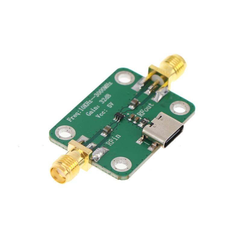 10Khz-3Ghz Rf Low Noise Amplifier Module Medium Power Lna Rf Broadband High Gain 32.5Db Signal Power Amplifier Board