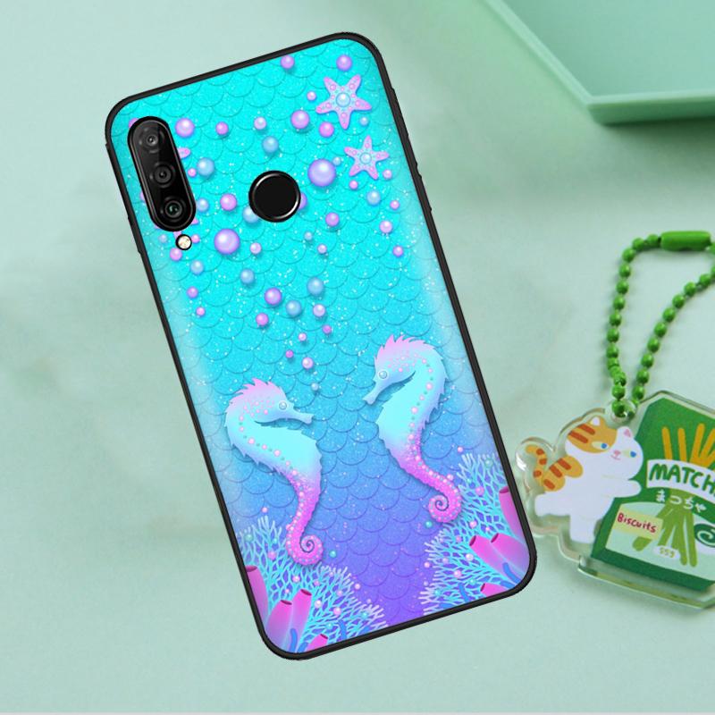 Starfish Seahorse Pattern For Huawei Nova Y90 Y70 Y60 Y61 Y91 Y72 9 10 SE 12i 12s 11i 5T P60 Pro P20 P30 P40 Lite Case