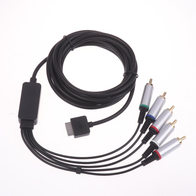 S-AV Cord Audio Video Cable AV Adapter Extension Wire With Capacitor Resistor For PSP GO Game Console Color Difference Line