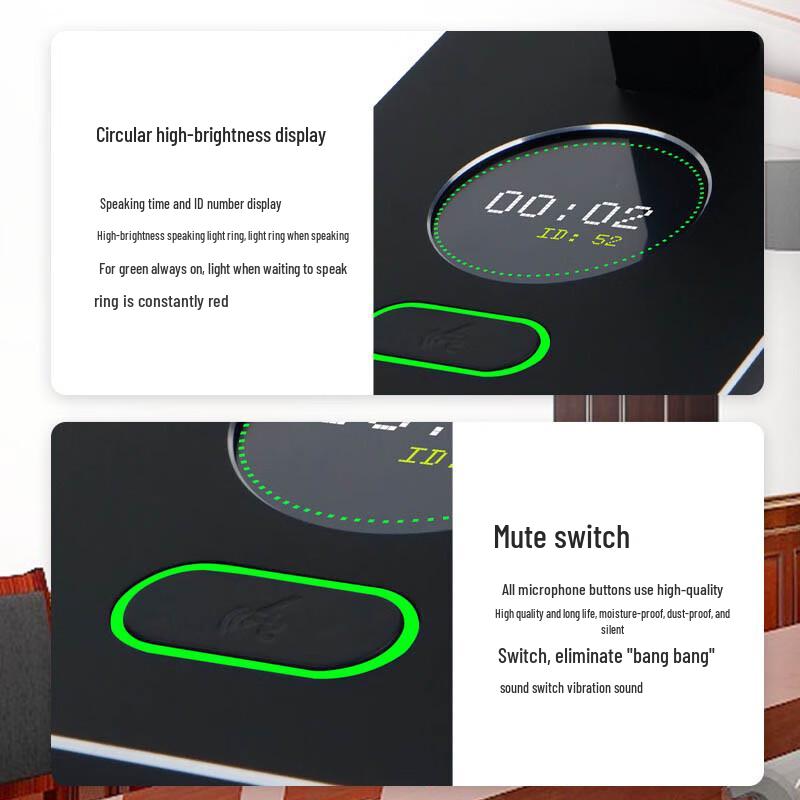 Runpu RP-YS6660 Wired Daisy-Chain Conference Microphone System (CN version)