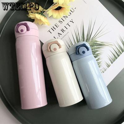 Vakuový hrnek Termoska 500ml Vakuové baňky Přenosný nerezový termohrnek Láhev na vodu Cestovní hrnek na čaj Kancelářský hrnek na termosku