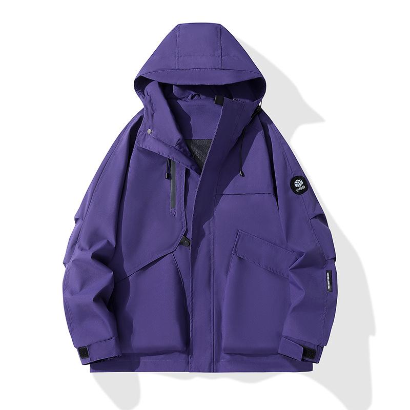 Spring New Spring Jacket Youth Outdoor Jacket Spring and Autumn Jacket Top Windproof and Rainproof Micro