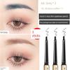 3 | Small Gold Bar Eyebrow Pencil Waterproof Long Lasting Fadeless Sweat-Proof Extremely Fine Nature Wild Eyebrow Vivid Female Beginner