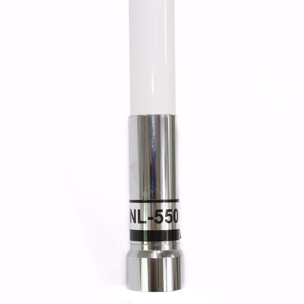 EASYTALK NL-550 Car Antenna, Fiberglass, 144430MHz Band, High Gain, Dual Segment Omnidirectional Car Antenna, High Sensitivity, High Signal Strength,