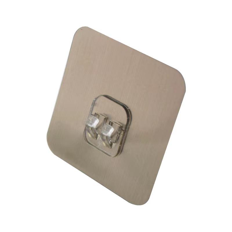 Creative Transparent No-Trace Waterproof Adhesive Hooks for Kitchen & Bathroom - Drilling-Free Wall-Mounted Hooks