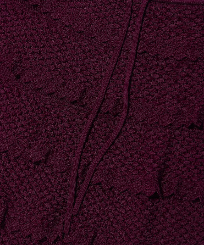 Yuhee Basic Shirring Knit Skirt Wine