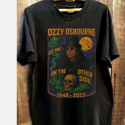 Ozzy Osbourne Band T-shirt Music Tee RIP Ozzy 90s Reprint