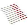 Essential Tool for Models and Jewels 10Pcs Flat Diamond Needle Files Set