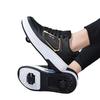 New Running Children Casual Sneaker 4 Wheel Adult Kids Outdoor Sports Dual-Use Walk Roller Skate Shoes Roller For Women