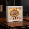 DIY Mini Museum Silhouette Box with LED Light Mini Museum Frame Kit with 5 Figurines And 1 Frame Personalized Photo Display Case for Wedding Birthday