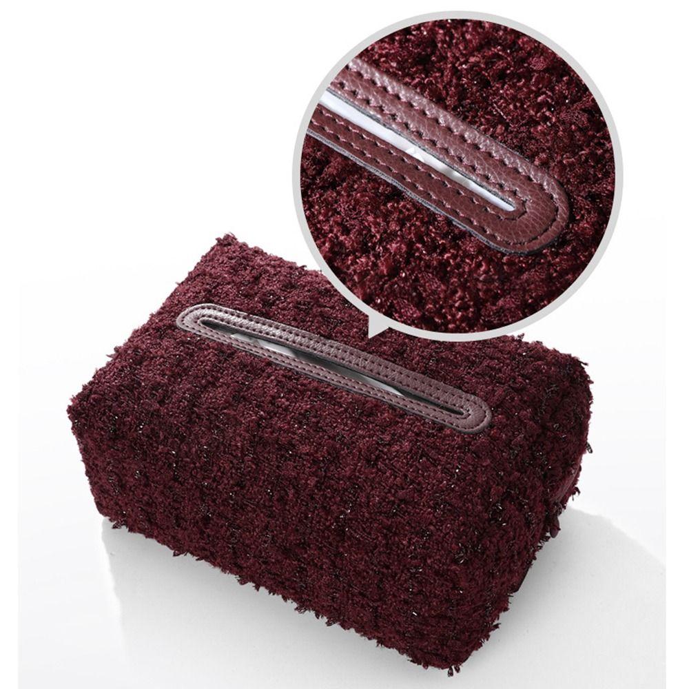Exquisite Car Seat Back Tissue Bag Light Luxury Automotive Napkin Holder Toilet Paper Holder