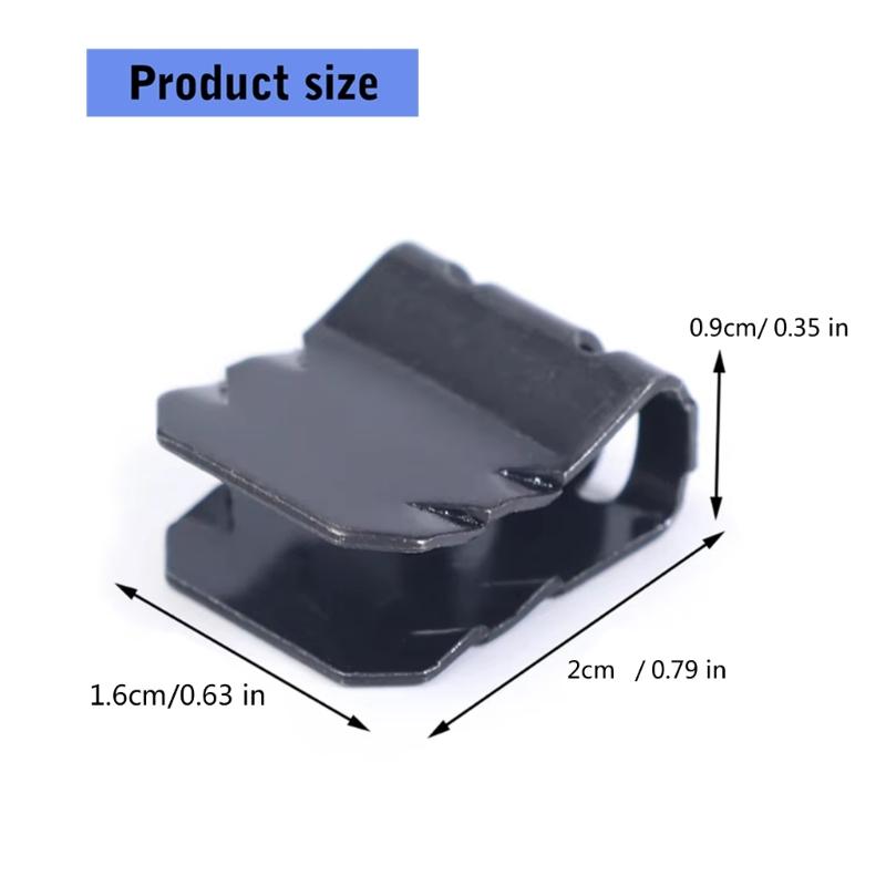 10pcs Automotive Mudguard Fastener Clip Car Mudguard Fixing Clips U Shaped Buckles Clamp Guard Buckles Easy Installation