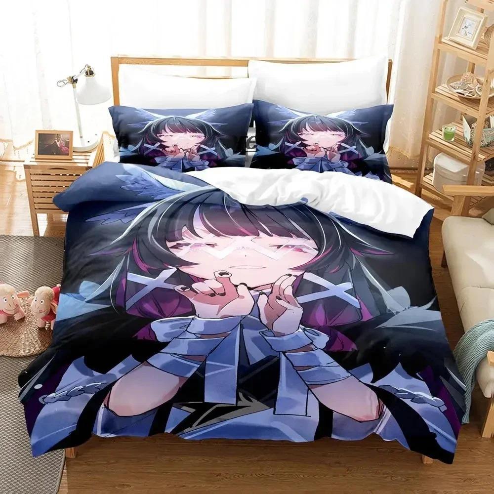 Genshin Impact Columbina Bedding Set For Bedroom Soft Modern Bedspreads Comefortable Kids Duvet Cover Quilt Cover And Pillowcase