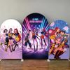 K-POP Demon Hunter Arch Backdrop Cover Girls Birthday Party Decoration Baby Shower Cool Stage Kids Photography Background Wall