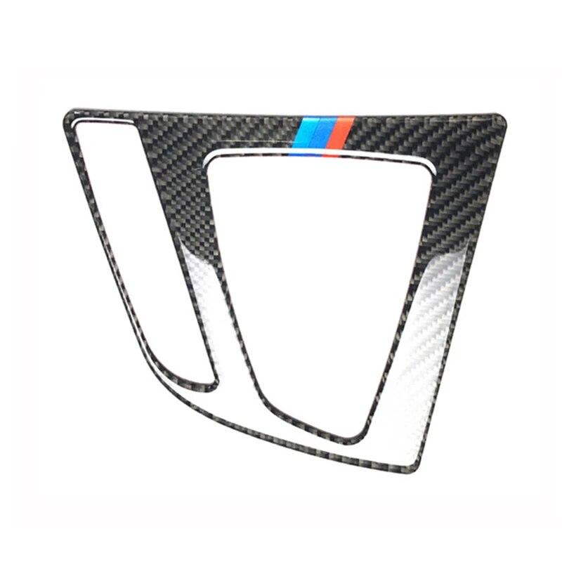 Carbon Fiber Car Center Control Gear Shift Panel Cover Stickers Interiør For BMW F30 F34 3 Series 2013-2017 Biltilbehør