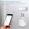 16A WiFi Intelligent Socket Matter WiFi Socket Timer Outlet Power Monitor Support Voice Control Power Switch For Home