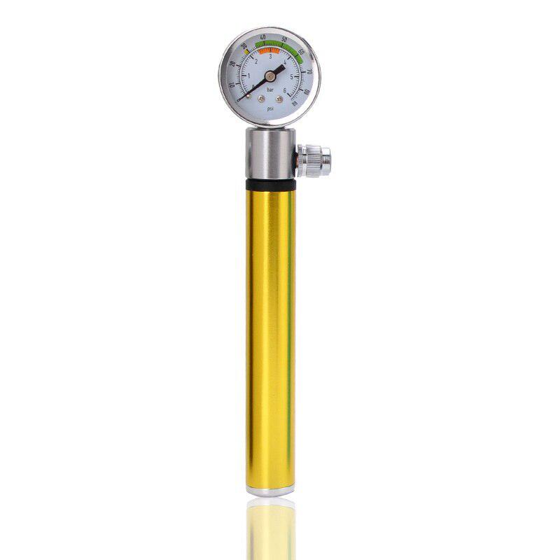 Mini Bicycle Pump With Pressure Gauge 210 PSI Portable Hand Cycling Pump Presta and Schrader Ball Road Tire Bike Pump New