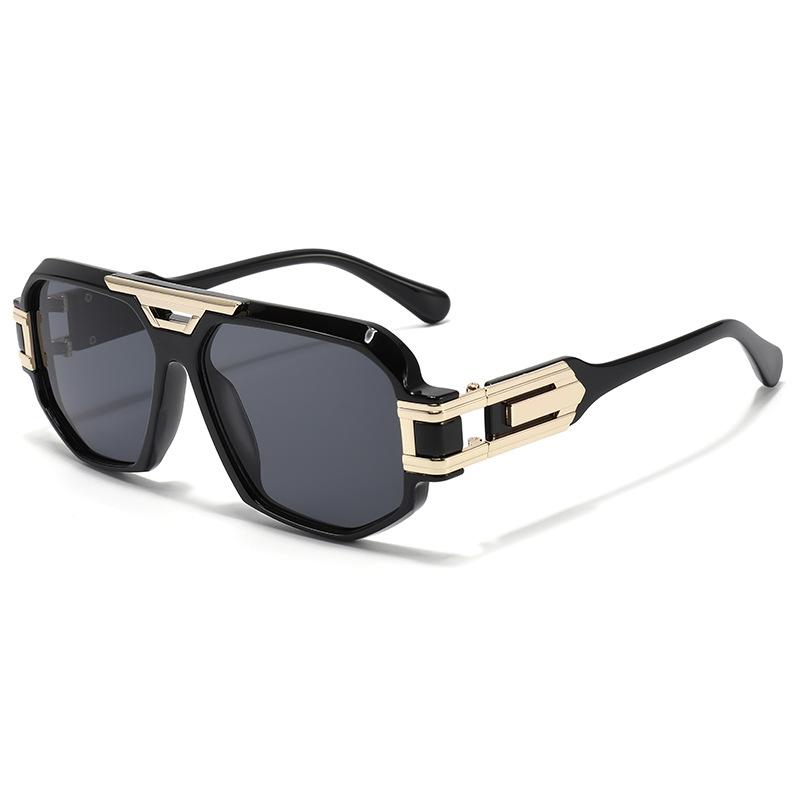 New Men s Sun Glasses INS Style Street Photography Fashion Sunglasses Women s Cross Border Trade New Modern Retro Sunglasses Fashion Sunglasses&PC&Metal+PC