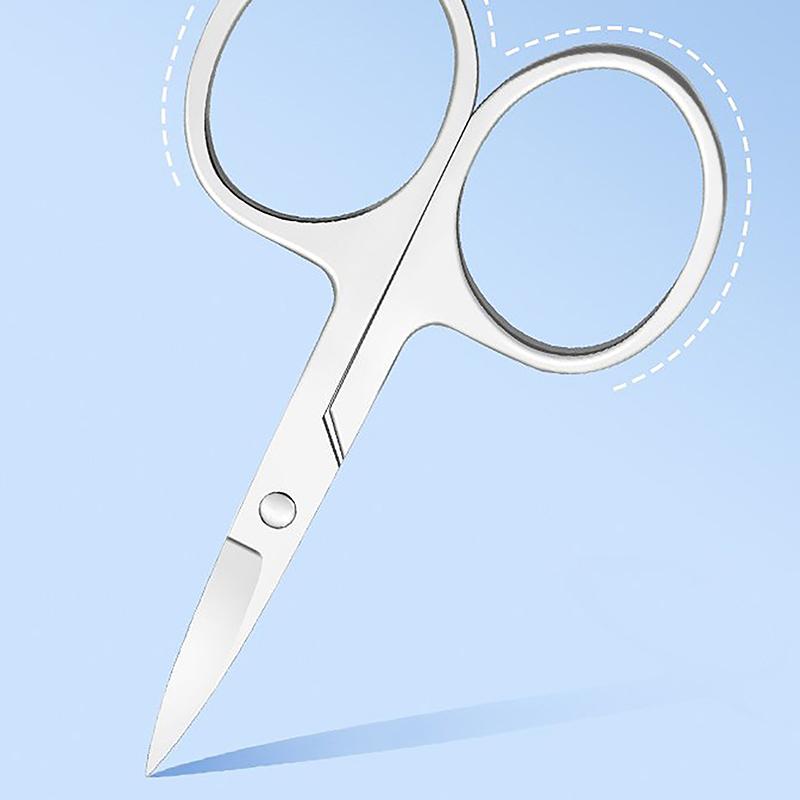 1Pcs Eyebrow Scissor Eyelash Trimmer Facial Hair Remover Stainless Steel Nail Cuticle Manicure Scissor Beauty Makeup Tool