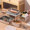 Stainless Steel Fresh-Keeping Box Equipped Vegetable Small Ingredient Box Sealed Lid Refrigerator Food Fresh-Keeping Fruit Box