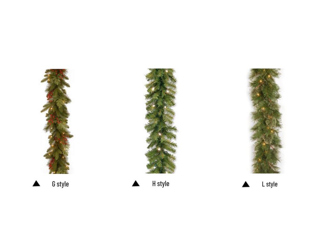 Red Berry Christmas Door Vine Decoration, 180cm/2.7m