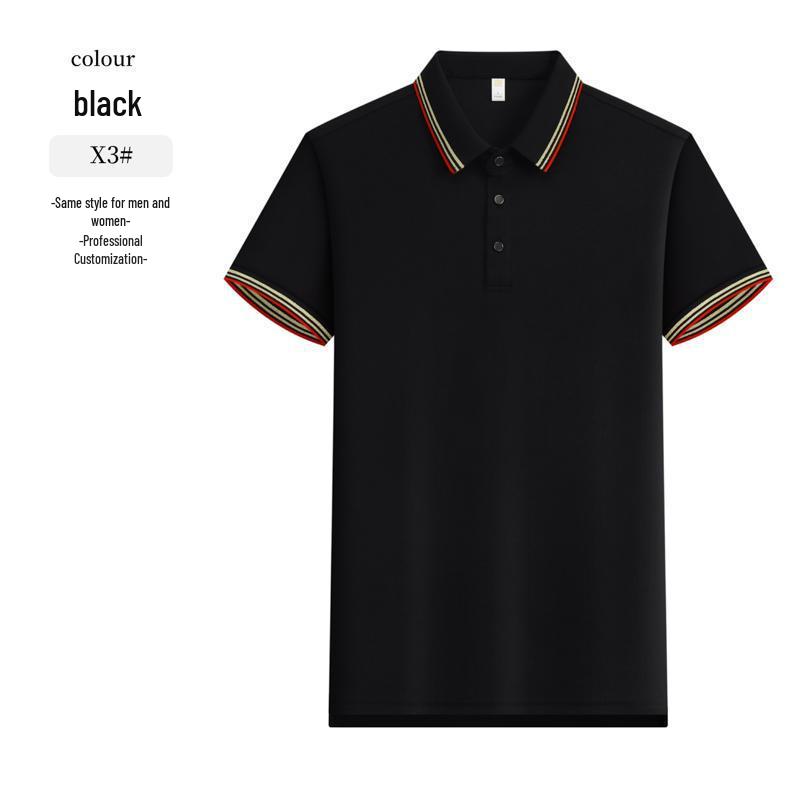 Quick-Dry Ice Silk Custom Corporate Polo Shirt with Logo for Team Activities
