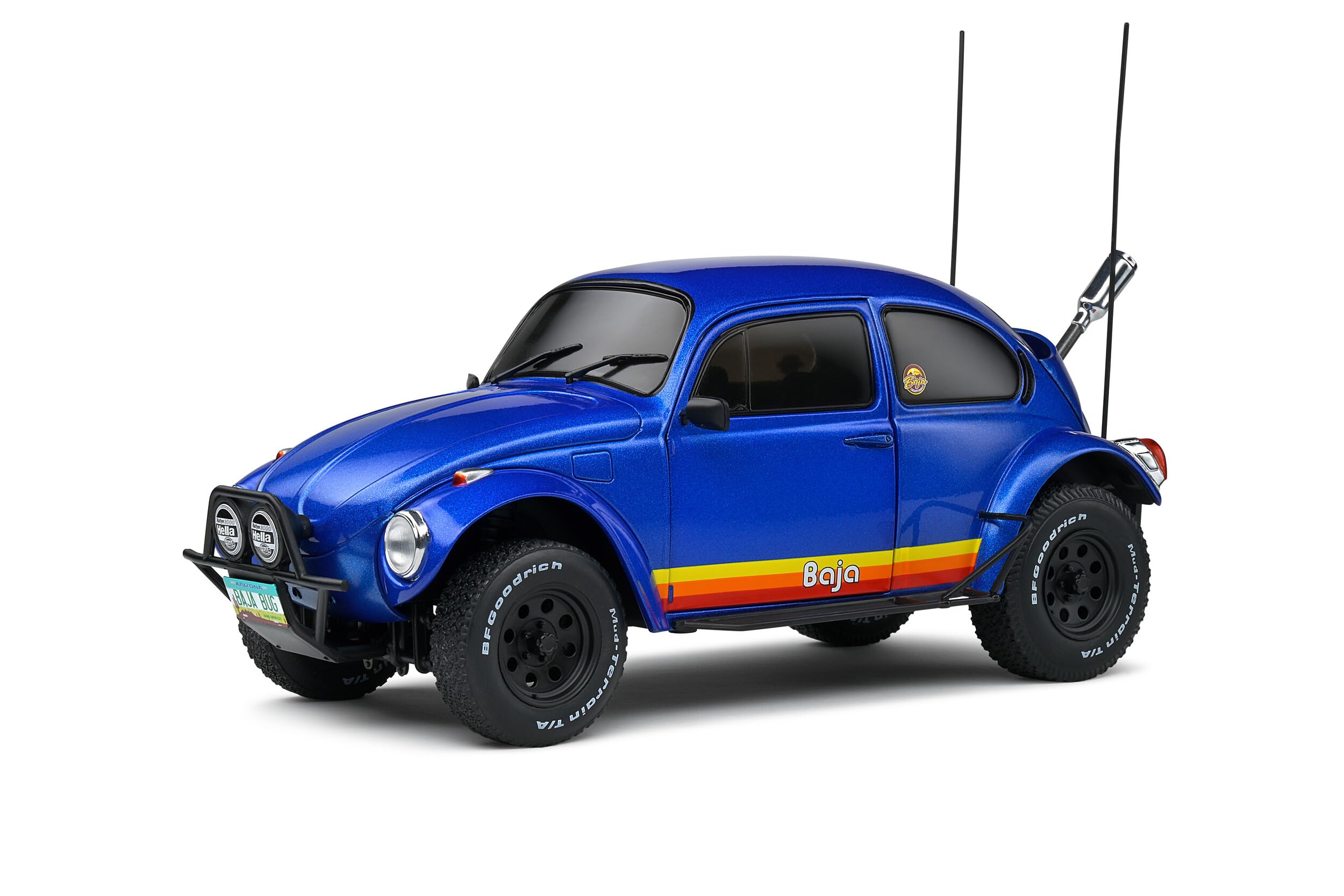 

Solido Volkswagen Baja Bug Diecast Model Car, 1/18 Scale, Baja Bug Beetle Buggy 1975 (Metallic Blue) [Parallel Import]