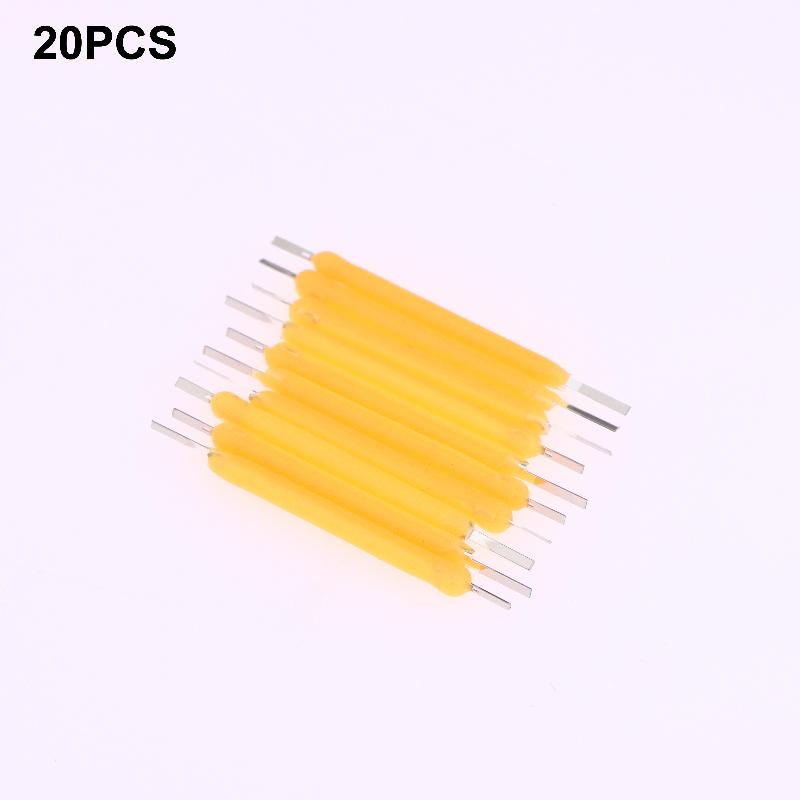 10-Piece COB LED Edison Filament Lamp Set, 26mm, 100mA DC 3V, Spare Accessories for Incandescent Diodes