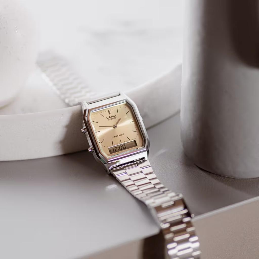 ZEGAREK UNISEX CASIO Vintage  AQ-230A-4AMQYDF + BOX