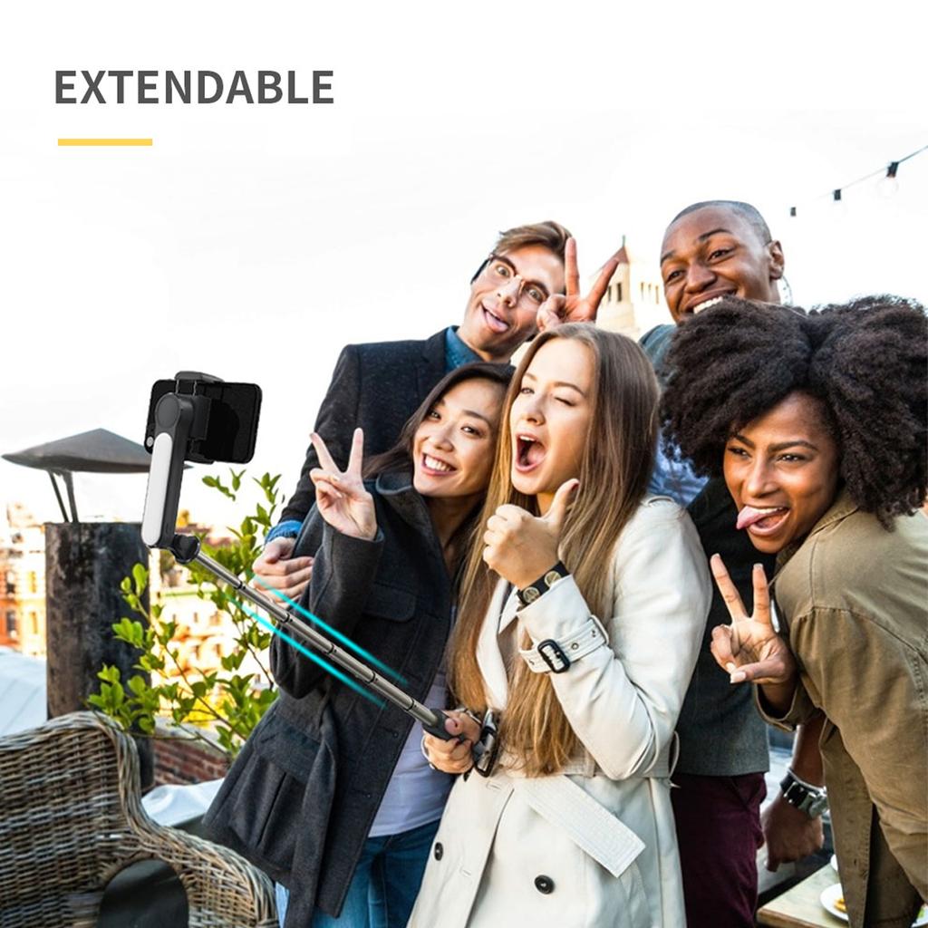 Πολυλειτουργικό Στικ Σέλφι 28,3 ιντσών, Επιτραπέζιο Τρίποδο, Σταθεροποιητής Gimbal με Τηλεσκοπικό Κοντάρι 6