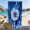 Leicester City Football Print Beach Towel, Large Soft Quick Dry Towel for Beach Camping Swimming