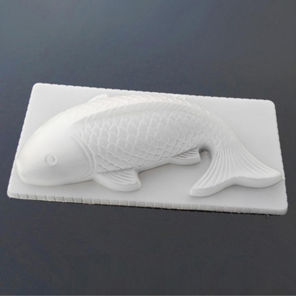 Fish Carp Cake Mold Plastic Jelly Pudding Chocolate DIY Baking Tool Bakeware