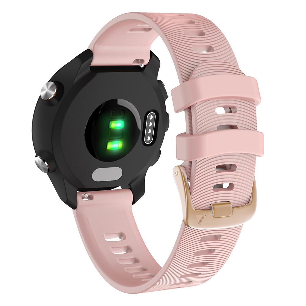 20mm Colorful Strap For Garmin Forerunner 245 245m 645 Music Vivomove 3 HR Sport Silicone Smart Watchband Bracelet