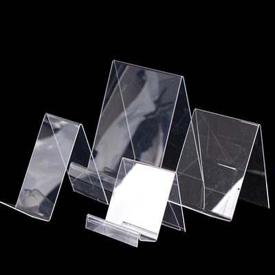 1Pcs Book Display Stand Desktop Book Holder Transparent Acrylic Book Shelf