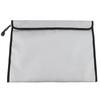 Zipper Closure Fireproof Waterproof Document Bag Portable Large Capacity Fireproof Documents Bag Silver Durable File Safe Bag
