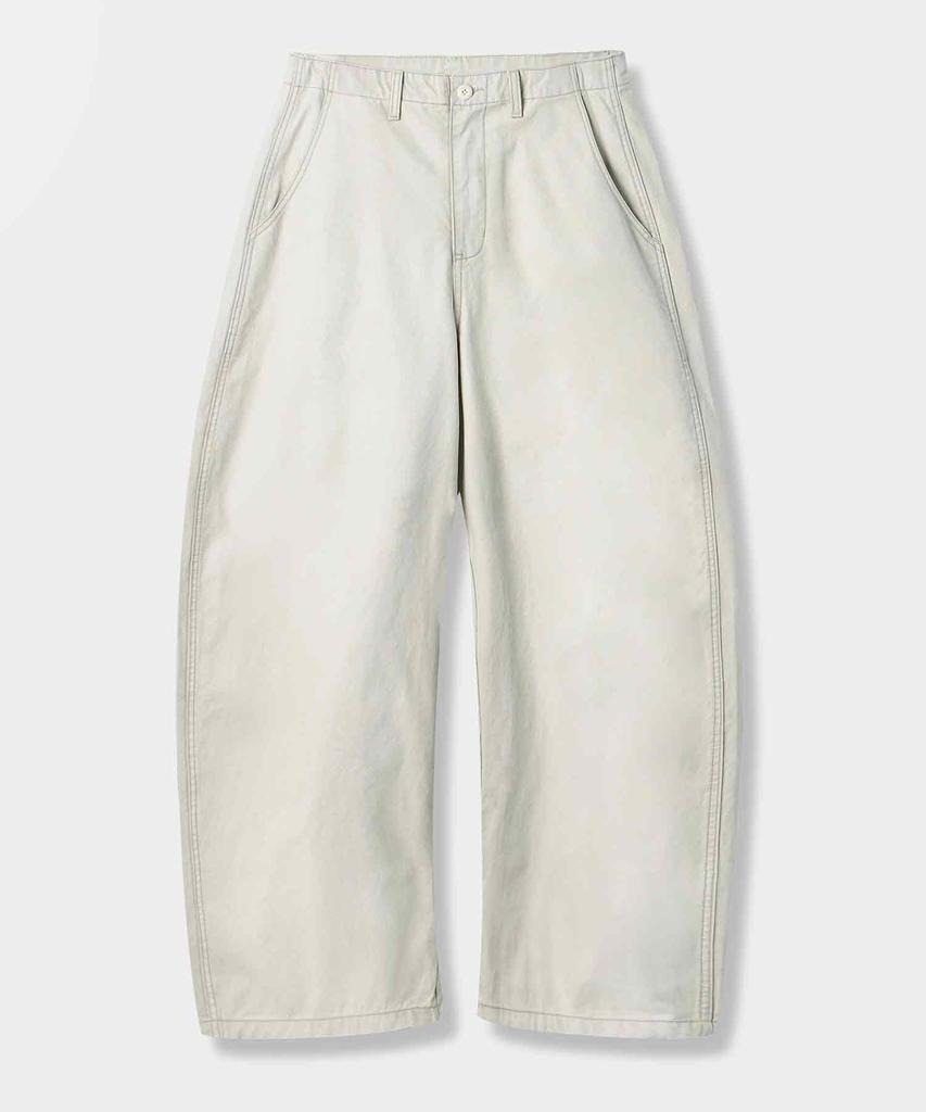 Yujen Basic Cotton Curved Chino Pants_3 Color