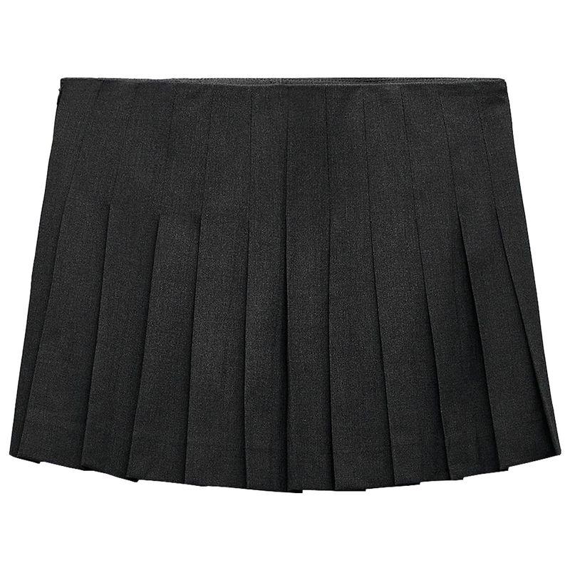 

Zaprha2025 Summer New Pure Desire Gyaru Wide Pleat Simple Temperament Casual A Word Skirt Pants 3152544 Medium Gray L