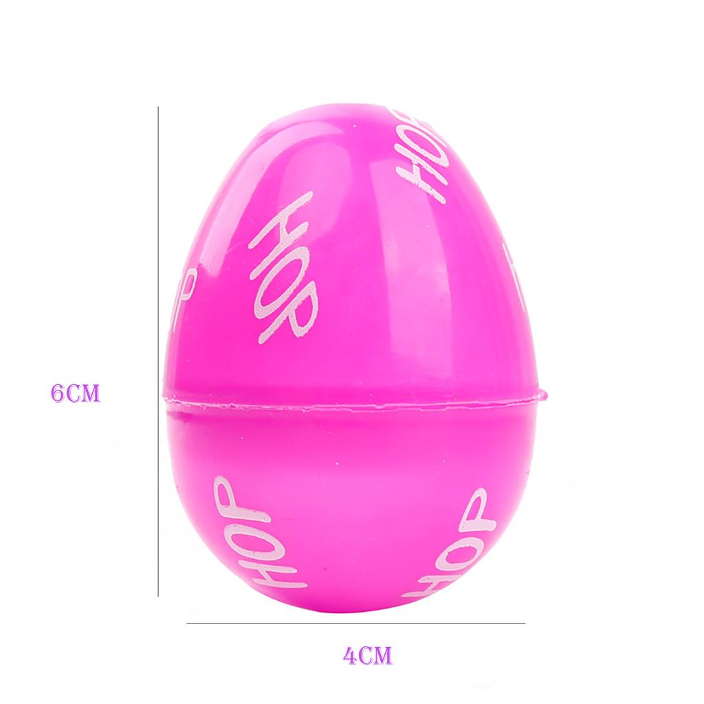 12 st Fyllbara Plastpåskägg Festtillbehörspaket Blandade Mönstertryck