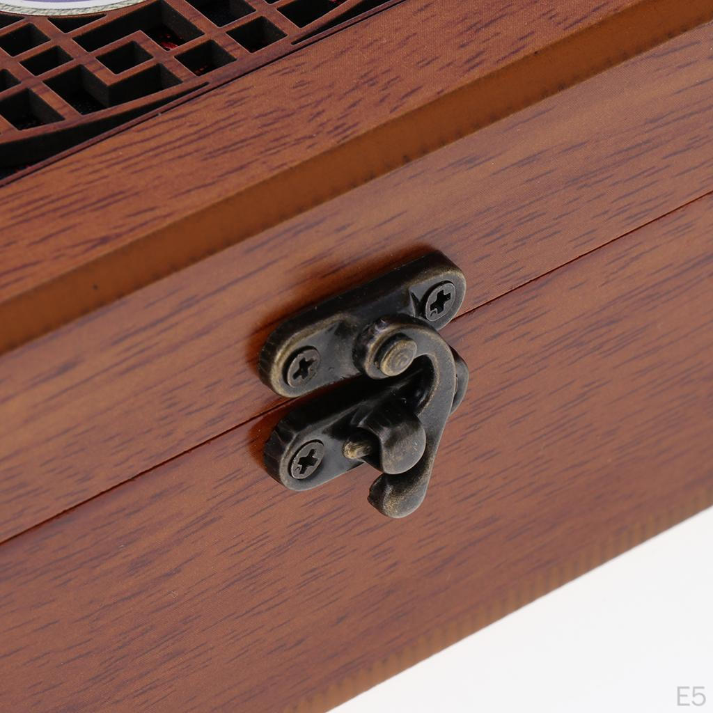Jewelry Keepsake Storage Box Wooden Organizer Case