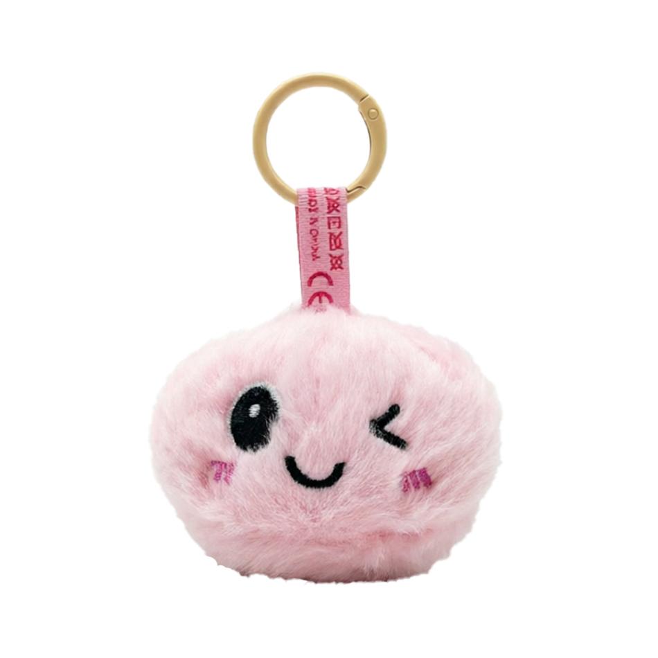 Trendy New Simulation Dumpling Plush Keychain Style Bag Hanging Cute Simulation Backpack Pendant Cartoon Toy Birthday Gift