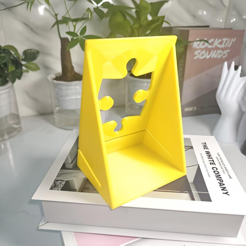 Sturdy Plastic Puzzle Poster Box Lid Holder, 1Pc Collectible Puzzle Themed Display Stand